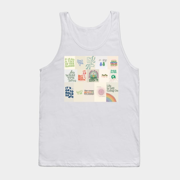 cool poster prints collage Tank Top by morgananjos